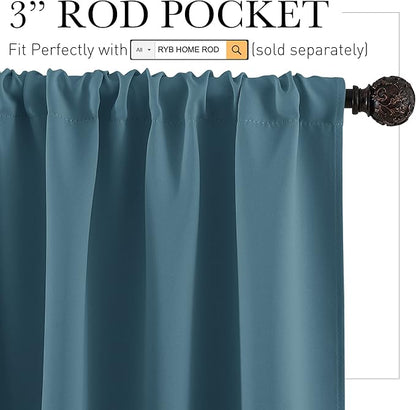 RYB HOME RV Camper Door Window Curtains -Blackout Privacy Curtains & Drapes - Image 2