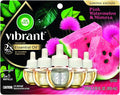 Air Wick Plug In Scented Oil Refills, Watermelon and Mimosa, Air Fresheners for Home Long Lasting, Room Fresheners,Air Freshener Plug In, Essential Oils, Home Essentials for Small&Large Spaces,5 ct