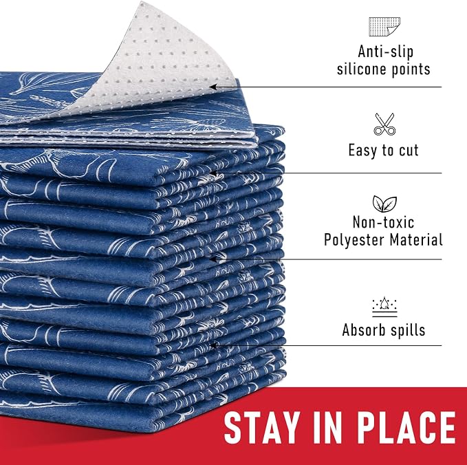 Cooyes Large Fridge Liners for Refrigerator, 17.7" × 24", Drawer & Shelf Liners - Image 4