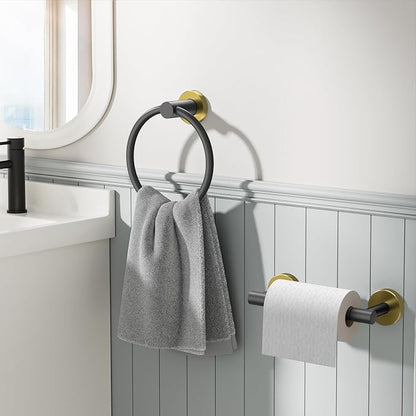 FORIOUS Toilet Paper Holder Wall Mount, SUS304 Stainless Steel Double Post - Image 4