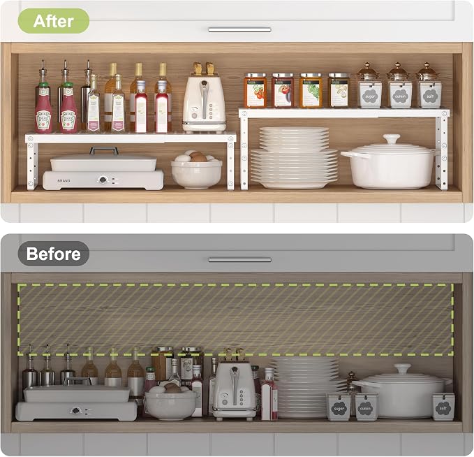RUILALIFE Expandable Cabinet Organizer Shelf - Image 6
