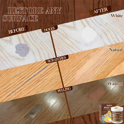 Natual Wood Filler, Natual Wood Putty, Paintable Stainable Wood Repair Putty - Image 5