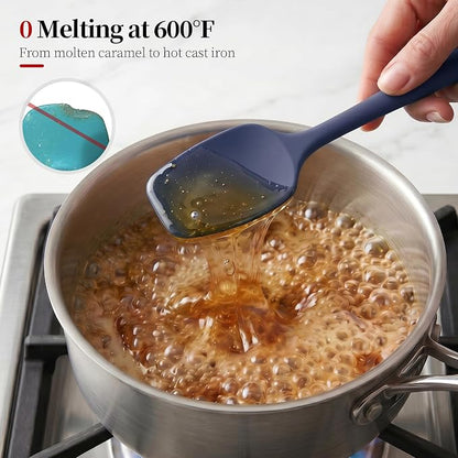 600ºF Heat Resistant Spatula, 11.34 inch High Heat Food Safe Semless Kitchen - Image 3