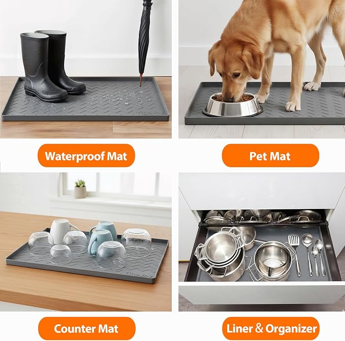 TigeJoy 19" x 19" Under Sink Mats - Image 7