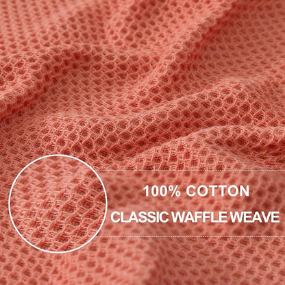 Homaxy 100% Cotton Waffle Weave Kitchen Dish Cloths, Ultra Soft Absorbent Quick - Image 2