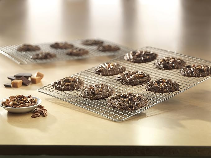 USA Pan Oven Safe Jelly Roll Cooling Rack, Nonstick Stainless Steel - Image 3