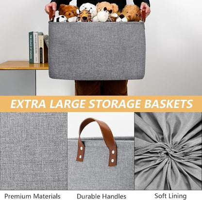 DULLEMELO Extra Large Grey Basket - Image 4