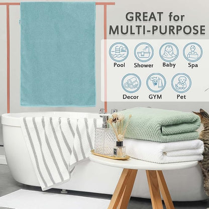 VOOVA & MOVAS Bath Towels, Large 30" x 56" - Image 5