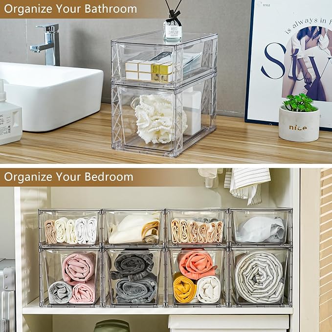 6Pack Stackable Kitchen Storage Organizer, Pantry Organizers and Storage - Image 5