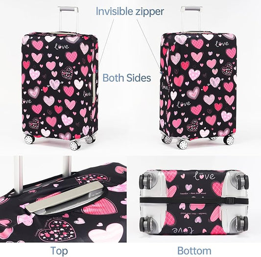 TRAVELKIN more than travel Luggage Covers For Suitcase Tsa Approved,Suitcase Cover Protector Fit 18-32 Inch Luggage