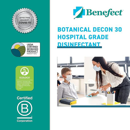Benefect Botanical Decon 30 Disinfectant Cleaner, 4 oz. Spray Bottle, Light - Image 7