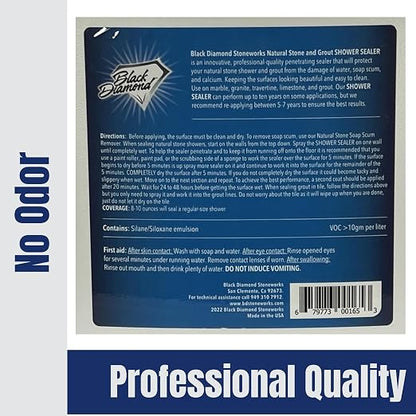 Natural Stone and Grout Penetrating Shower Sealer. Marble, Granite Travertine - Image 2