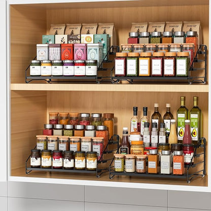 RCHYFEED Spice Rack Organizer for Cabinet Pantry, 4 Tier Spice Rack Countertop - Image 8