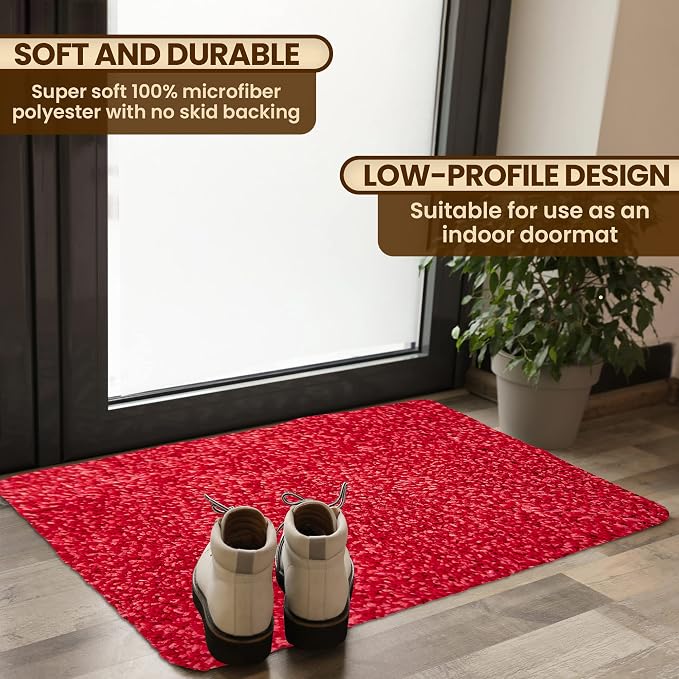 Premium Microfiber Indoor Door Mat – 20"x30" Washable Entry Mat, Waterproof - Image 3