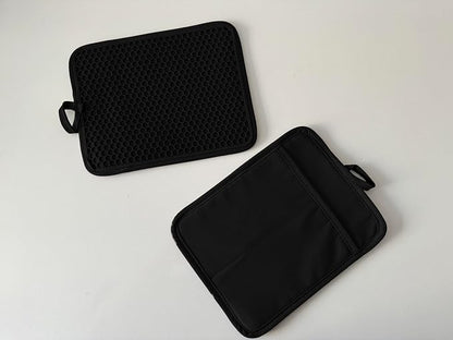 Oven Pot Holder with Pocket Cotton Heat Resistant Coaster Potholder Kitchen Hot - Image 4