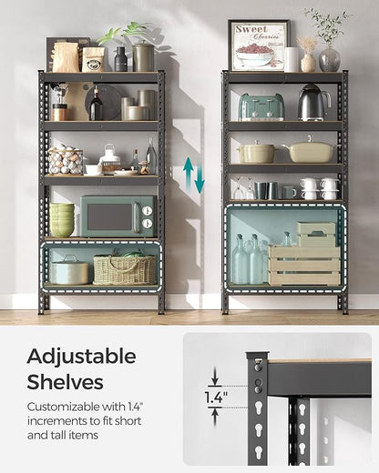 SONGMICS 5-Tier Storage Shelves, Load 2310 lb, Boltless Assembly, Adjustable - Image 5
