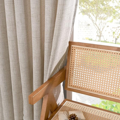 YoungsTex Linen Semi Sheer Curtains 78 Inch Length - Image 9