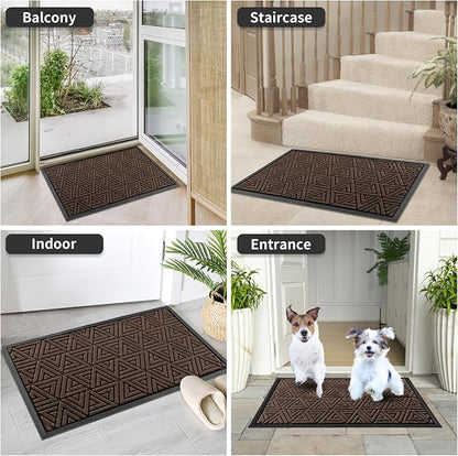 Yimobra Outdoor Mats for Front Door 29.5x17, All-Weather Waterproof Non-Slip - Image 9