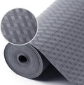 Shelf Liners for Kitchen Cabinets Refrigerator Liners Waterproof & Oil-Proof Kitchen Cupboard Liner Non-Slip Drawer Mats EVA Material Non Adhesive Fridge Liner for Shelves - Gray 17.5 x 393.7 inches