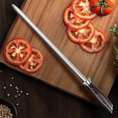 HOSHANHO Honing Rod, 12 Inch Professional Kitchen Knife Sharpener Rod, Japanese - Image 6