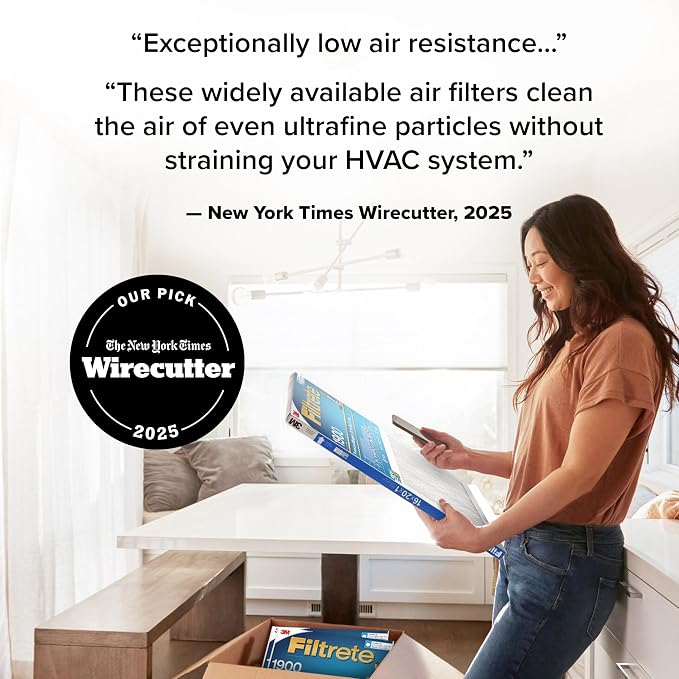 Filtrete 24x30x1 AC Furnace Air Filter, MERV 13, MPR 1900, Premium Allergen - Image 2