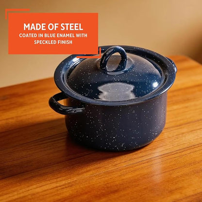 IMUSA USA C20666-1062810W Speckled Enamel Stock Pot - Image 3