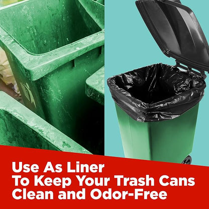 ToughBag 40-45 Gallon Trash Bags Heavy Duty | Black Garbage Bags | Made In USA - Image 7