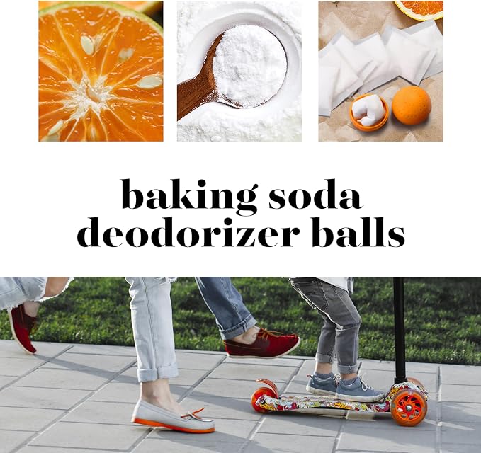 9 Pack Baking Soda Deodorizers, Shoe Deodorizer Balls, Air Freshener - Image 2