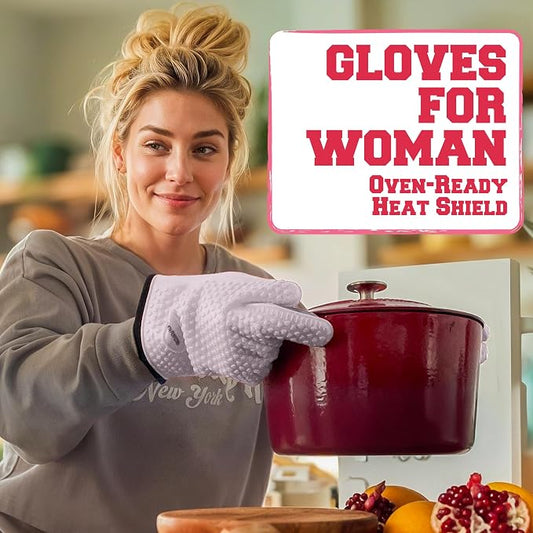 KITCHEN PERFECTION S Silicone Smoker Oven Gloves - Image 2