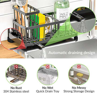 Self-Draining Kitchen Sink Caddy - Image 2