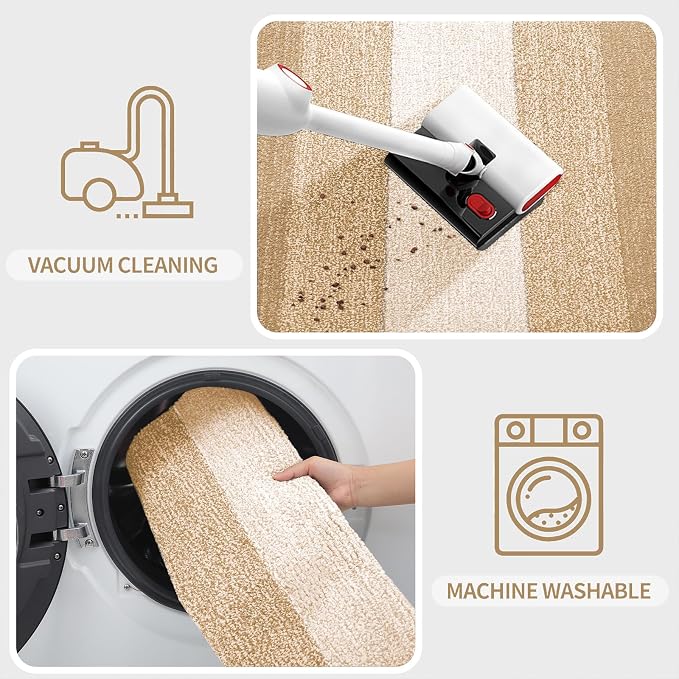 Kitinjoy Indoor Outdoor Door Mat, 47x24 Non-Slip Absorbent Dirt Trapper - Image 5