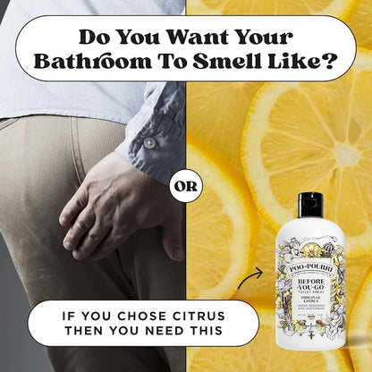 Poo-Pourri Before-You-Go Toilet Spray Refill, Original Citrus, 16 Fl Oz - Image 10