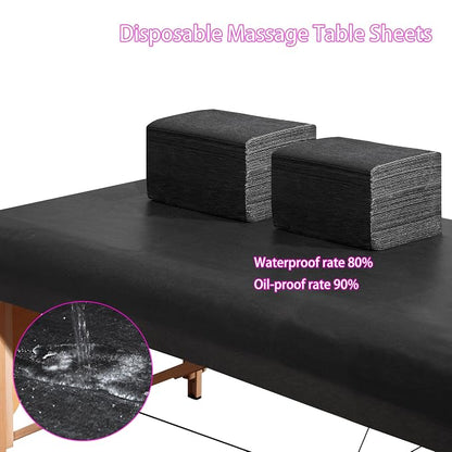 Disposable Bed Sheets 50 Pcs 31" x 71" Massage Table Sheets Non Woven Fabric - Image 3