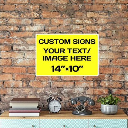 Repaly Personalized signs, Aluminum Weatherproof Metal Sign Multiple Sizes - Image 7