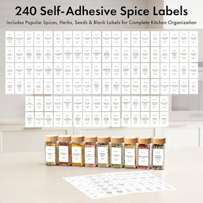 EDELHAUS® Square Spice Jars - Image 7