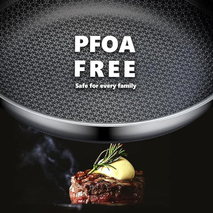 OATOFP Non Stick Frying Pans 12 inch, Hybrid Improved Version Frying Pans - Image 3