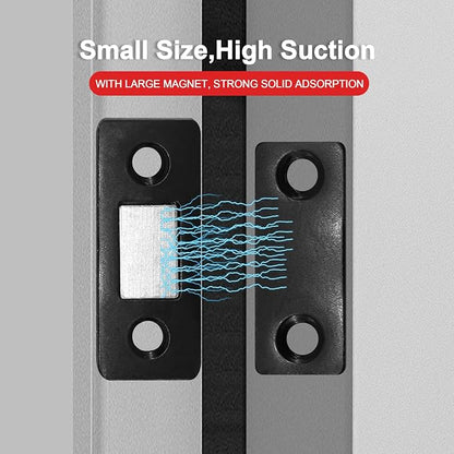 Cabinet Magnetic Catch, 20 Pack Black Ultra Thin Magnetic Cabinet Door Catch - Image 4