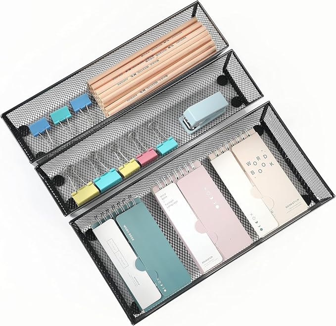 BYCY Silverware Drawer Organizer, Mesh Utensil Organizer - Image 4
