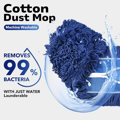 Matthew Cleaning 24'' Industrial Strength Cotton Dust Mop Refill Washable - Image 2