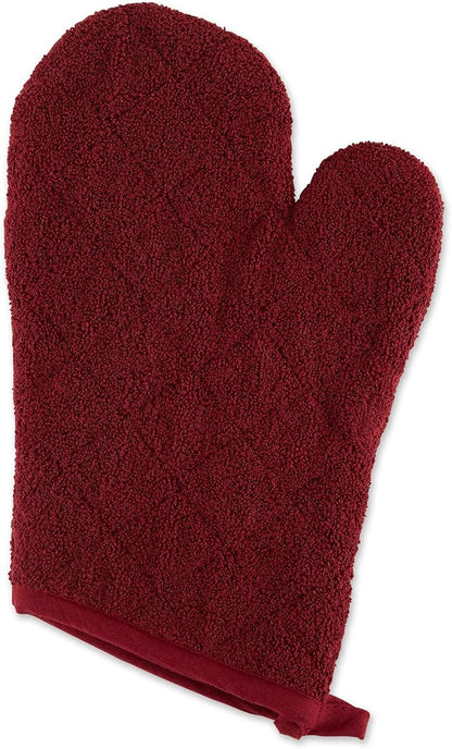 DII Basic Terry Collection 100% Cotton Quilted, Oven Mitt, 2 Piece - Image 3