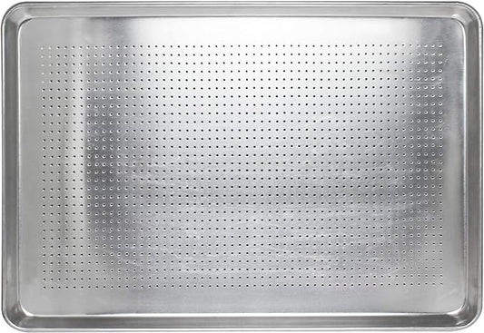 Excellante 18" X 13" Half Size Aluminum Sheet Pan, Perforated, Comes In Each by 9grace