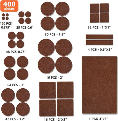 Felt Furniture Pads 400 Pieces, Furniture Pads - Image 3