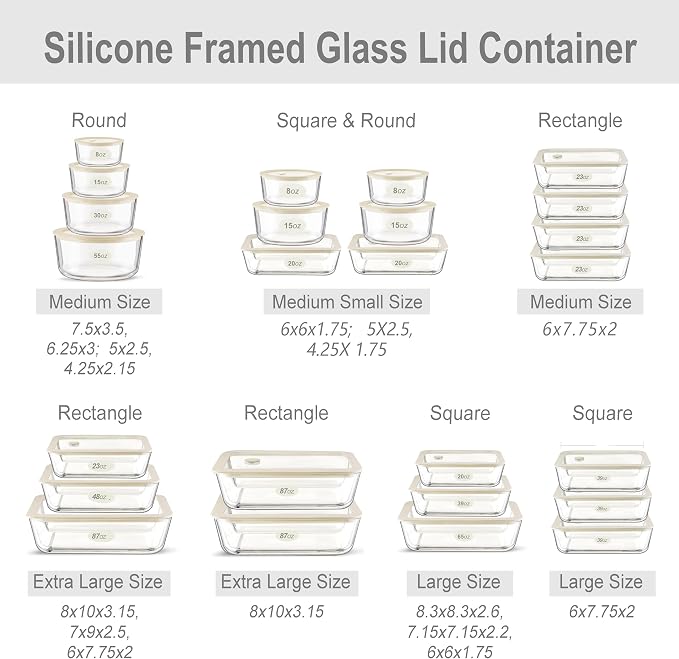 Urban Green Glass Food Container Set - Image 4