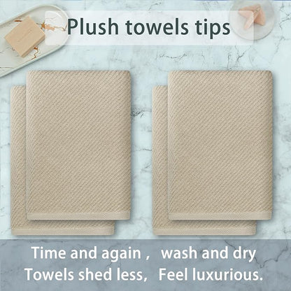 VOOVA & MOVAS Bath Towel Set, Large 30" x 56" - Image 3