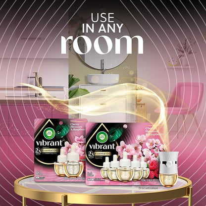 AIR WICK Scented Oil Vibrant Refill Cherry Blossom & Raspberry 5 ct. - Image 6