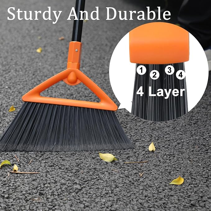 4 PCS Outdoor Indoor Broom, Brooms - Image 4