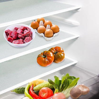 10Pcs Refrigerator Liners, Washable Fridge Liner Shelf Mats Refrigerator Pads by Daixers