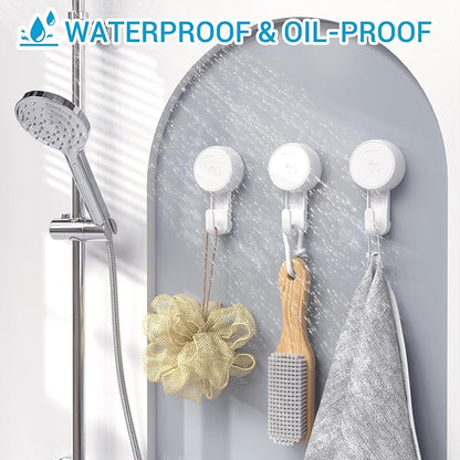 LUXEAR Suction Hooks Powerful Vacuum Suction Shower Hook- Heavy Duty Hangers - Image 7