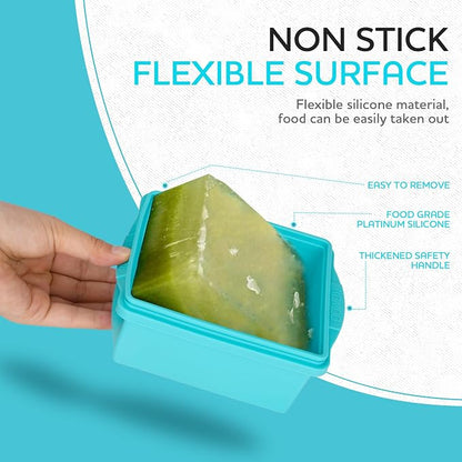 Xomoo 2 Cup Silicone Freezer Trays - Image 5