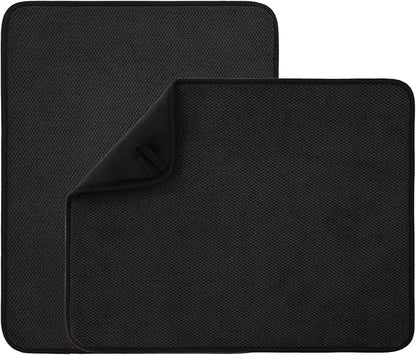 2 Pack Microfiber Dish Drying Mat by VESHE